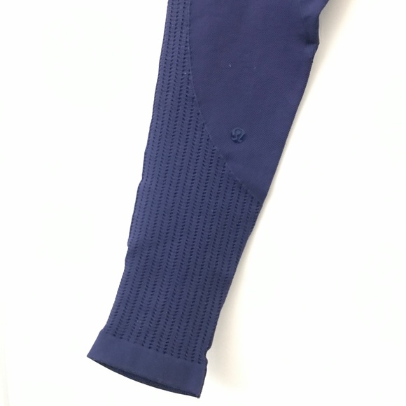Lululemon Navy Blue 24” Ruched Leggings - Picture 5 of 8